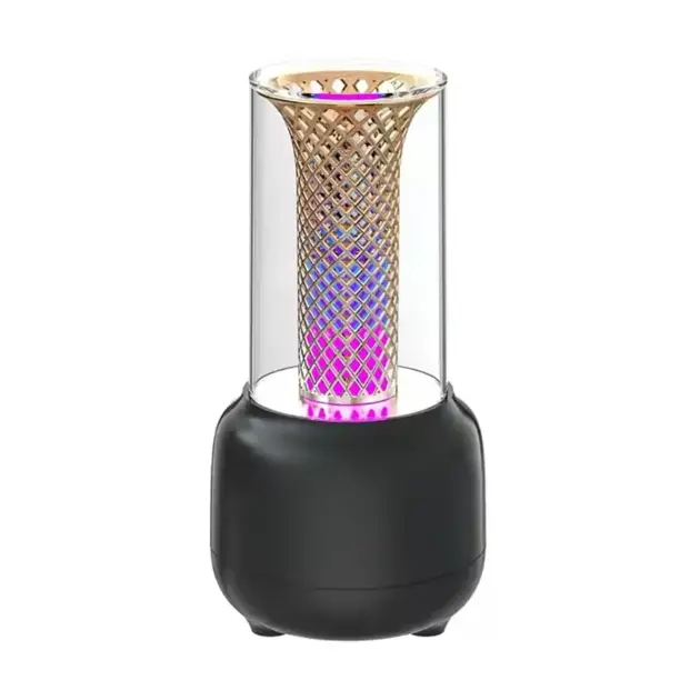 New Creative USB-Plug-In Desktop Aroma Humidifier with Candlelight Lamp Enhancing Home Atmosphere Cross-Border Product Plastic
