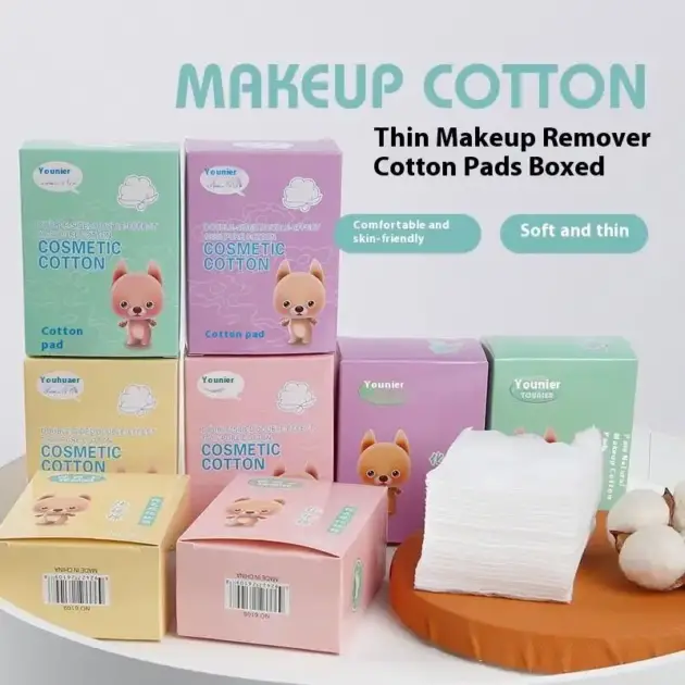 50/100PCS Thin Cotton Pads Soft Cotton Stretch Disposable For Face Wash Nail Polish Remover Cosmetic Makeup Tools
