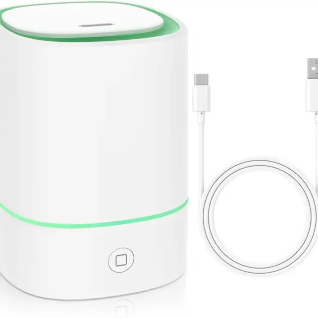 Essential Oil Diffuser for Home, 150ml Aroma Humidifier with USB Cord, 7 Color LED Lights, Ultrasonic Cool Mist for Office Desk