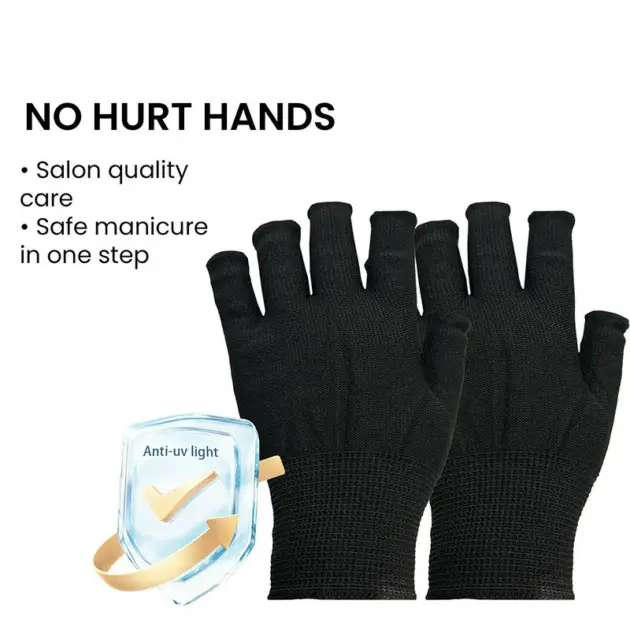 Uv-resistant gloves, nail lamp nail protection tools, salon hair care protective gloves