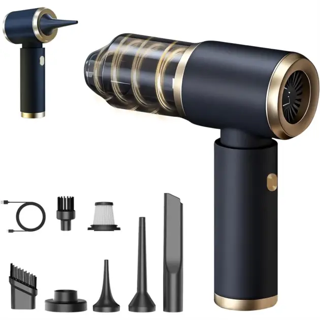 Handheld Car Vacuum Cordless 4-in-1 High Power 15000PA, Portable Rechargeable for Home Car Office Cleaning