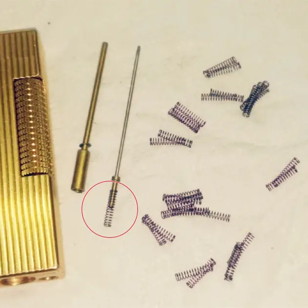 Metal Gas Nozzle Needle Spring For Dunhill 1/2/3/4/5 Series Lighter Flame Pipe Repair Accessory Part Solve Gas Output Problem