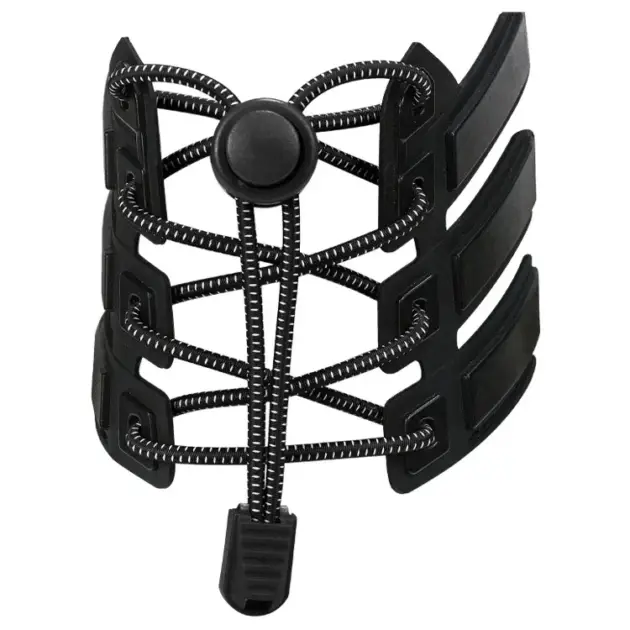1 Pair of White Dot Series Shoelaces, Lazy Shoelaces, No-Tie Shoelace Buckles, Colorful Elastic Shoelaces, Multiple Colors Available, Solve the Problem of Not Being Able to Tie Shoelaces, Eliminate the Need to Tie Shoelaces Repeatedly