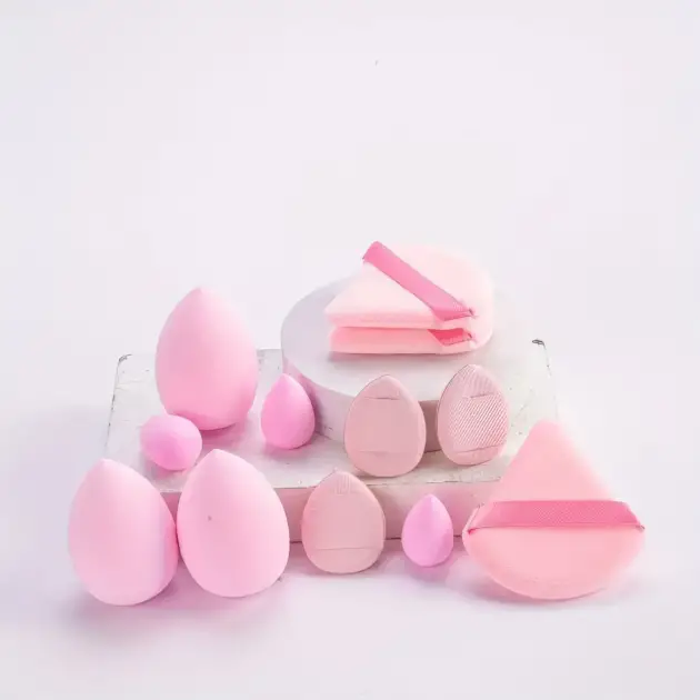 12-Piece Jumbo Pack Makeup Sponges - Soft Latex-Free Beauty Blenders for Flawless Foundation & Concealer