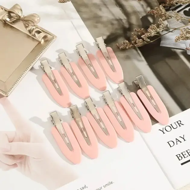 4pcs No Bend Seamless Hair Clips Side Fix Fringe Barrette Makeup Washing Face Hair Accessories For Women
