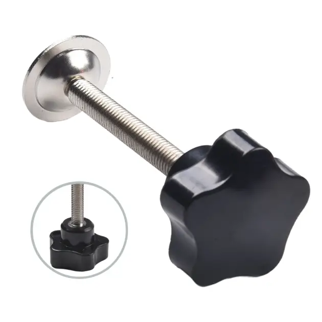 1pc Star Knobs Thread Clamping Knob Screw Hand Tightening Knob Resistant For Mechanical Equipments Instruments Hand Tool