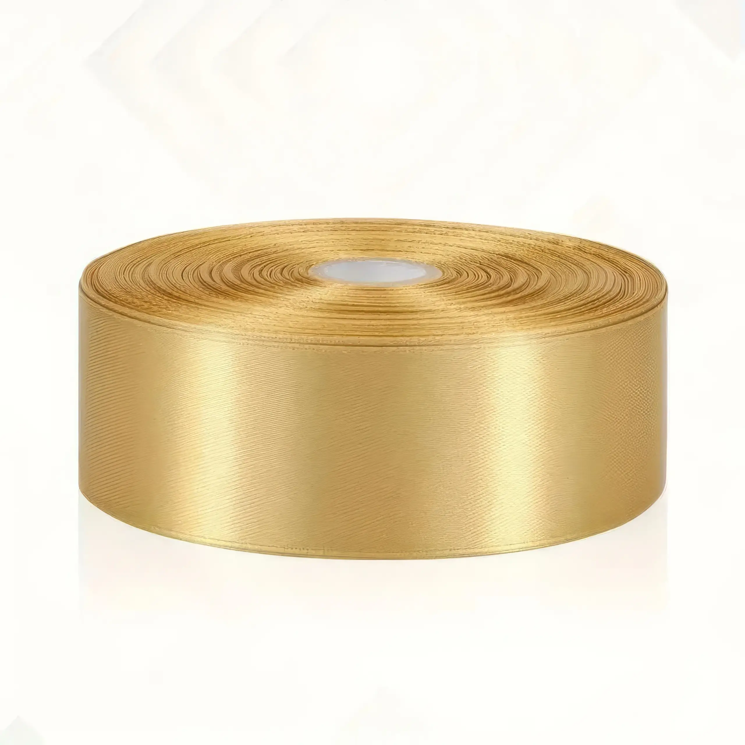 Smooth & Silky Gold Satin Ribbon: Single Roll for Beautiful Gift Wrapping, Party Decor & DIY Projects. - Image 3